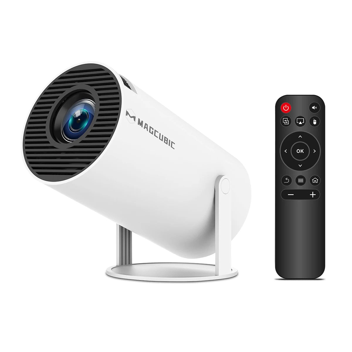 Magcubic HY300 Pro+ 4K Android 11 Portable Projector 8000 Lumens WiFi 6 BT5.4 Outdoor Theater 5W HiFi Speaker 720P HD Supported